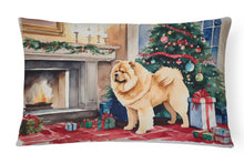 Load image into Gallery viewer, Chow Chow Christmas Fabric Decorative Pillow