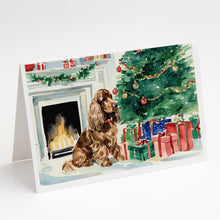 Load image into Gallery viewer, Cocker Spaniel Christmas Greeting Cards -  Blank Note Cards – 8-Pack of Artist-Designed Cards with Envelopes