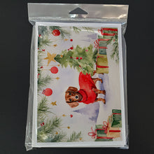 Load image into Gallery viewer, Dachshund Christmas Greeting Cards -  Blank Note Cards – 8-Pack of Artist-Designed Cards with Envelopes