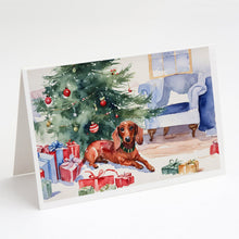 Load image into Gallery viewer, Dachshund Christmas Greeting Cards -  Blank Note Cards – 8-Pack of Artist-Designed Cards with Envelopes