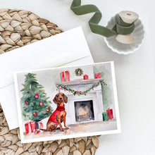 Load image into Gallery viewer, Dachshund Christmas Greeting Cards -  Blank Note Cards – 8-Pack of Artist-Designed Cards with Envelopes