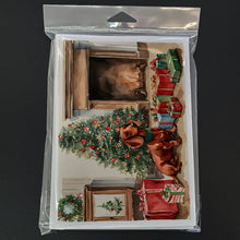 Load image into Gallery viewer, Dachshund Christmas Greeting Cards -  Blank Note Cards – 8-Pack of Artist-Designed Cards with Envelopes
