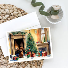 Load image into Gallery viewer, Dachshund Christmas Greeting Cards -  Blank Note Cards – 8-Pack of Artist-Designed Cards with Envelopes