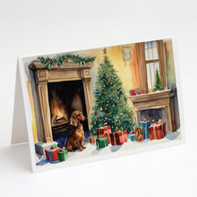 Load image into Gallery viewer, Dachshund Christmas Greeting Cards -  Blank Note Cards – 8-Pack of Artist-Designed Cards with Envelopes