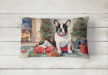 Load image into Gallery viewer, French Bulldog Christmas Fabric Decorative Pillow