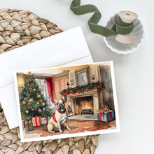 Load image into Gallery viewer, French Bulldog Christmas Greeting Cards -  Blank Note Cards – 8-Pack of Artist-Designed Cards with Envelopes