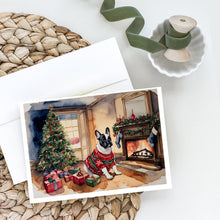 Load image into Gallery viewer, French Bulldog Christmas Greeting Cards -  Blank Note Cards – 8-Pack of Artist-Designed Cards with Envelopes