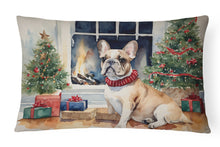 Load image into Gallery viewer, French Bulldog Christmas Fabric Decorative Pillow