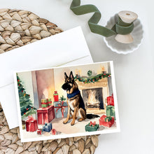 Load image into Gallery viewer, German Shepherd Christmas Greeting Cards -  Blank Note Cards – 8-Pack of Artist-Designed Cards with Envelopes