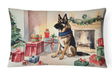 Load image into Gallery viewer, German Shepherd Christmas Fabric Decorative Pillow