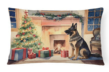Load image into Gallery viewer, German Shepherd Christmas Fabric Decorative Pillow