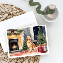 Load image into Gallery viewer, Golden Retriever Christmas Greeting Cards -  Blank Note Cards – 8-Pack of Artist-Designed Cards with Envelopes