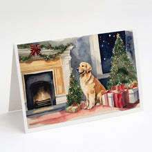 Load image into Gallery viewer, Golden Retriever Christmas Greeting Cards -  Blank Note Cards – 8-Pack of Artist-Designed Cards with Envelopes