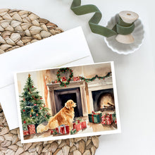 Load image into Gallery viewer, Golden Retriever Christmas Greeting Cards -  Blank Note Cards – 8-Pack of Artist-Designed Cards with Envelopes