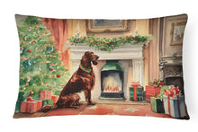Load image into Gallery viewer, Irish Setter Christmas Fabric Decorative Pillow