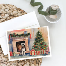Load image into Gallery viewer, Schnauzer Christmas Greeting Cards -  Blank Note Cards – 8-Pack of Artist-Designed Cards with Envelopes
