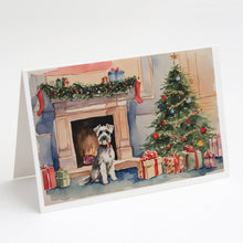 Load image into Gallery viewer, Schnauzer Christmas Greeting Cards -  Blank Note Cards – 8-Pack of Artist-Designed Cards with Envelopes