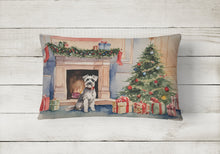 Load image into Gallery viewer, Schnauzer Christmas Fabric Decorative Pillow