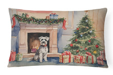 Load image into Gallery viewer, Schnauzer Christmas Fabric Decorative Pillow