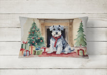 Load image into Gallery viewer, Schnauzer Christmas Fabric Decorative Pillow