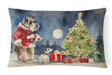 Load image into Gallery viewer, Schnauzer Christmas Fabric Decorative Pillow