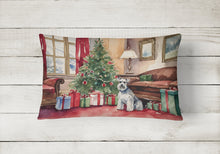 Load image into Gallery viewer, Schnauzer Christmas Fabric Decorative Pillow