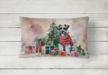 Load image into Gallery viewer, Schnauzer Christmas Fabric Decorative Pillow