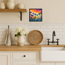 Load image into Gallery viewer, Agapanthus in Color Framed Metal Print