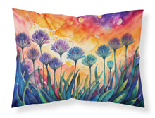Load image into Gallery viewer, Agapanthus in Color Fabric Standard Pillowcase – Artistic Decorative Front, White Back