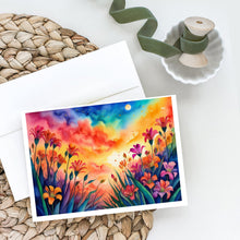 Load image into Gallery viewer, Alstroemerias in Color Greeting Cards -  Blank Note Cards – 8-Pack of Artist-Designed Cards with Envelopes