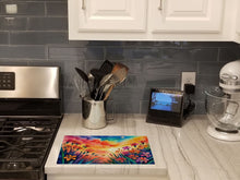 Load image into Gallery viewer, Alstroemerias in Color Glass Cutting Boards – Durable, Decorative Kitchen Art Large