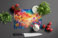 Load image into Gallery viewer, Alstroemerias in Color Glass Cutting Boards – Durable, Decorative Kitchen Art Large