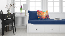 Load image into Gallery viewer, Alstroemerias in Color Fabric Standard Pillowcase – Artistic Decorative Front, White Back