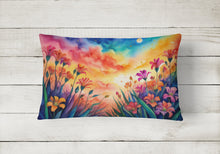 Load image into Gallery viewer, Alstroemerias in Color Fabric Decorative Pillow