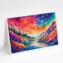 Load image into Gallery viewer, Amaranths in Color Greeting Cards -  Blank Note Cards – 8-Pack of Artist-Designed Cards with Envelopes