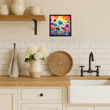 Load image into Gallery viewer, Anemones in Color Framed Metal Print