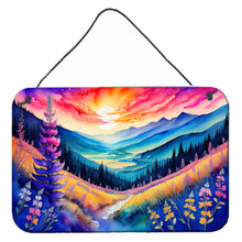 Load image into Gallery viewer, Annual Larkspur in Color Wall or Door Hanging Prints