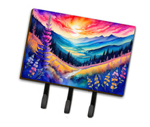 Load image into Gallery viewer, Annual Larkspur in Color Leash or Key Holder