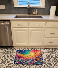 Load image into Gallery viewer, Asters in Color Memory Foam Kitchen Mat