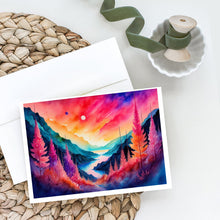 Load image into Gallery viewer, Astilbe in Color Greeting Cards -  Blank Note Cards – 8-Pack of Artist-Designed Cards with Envelopes