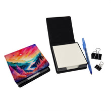 Load image into Gallery viewer, Astilbe in Color PU Leather Note Paper Holder