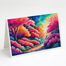 Load image into Gallery viewer, Azaleas in Color Greeting Cards -  Blank Note Cards – 8-Pack of Artist-Designed Cards with Envelopes