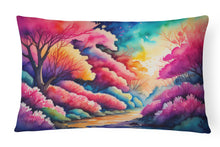 Load image into Gallery viewer, Azaleas in Color Fabric Decorative Pillow