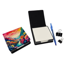 Load image into Gallery viewer, Begonias in Color PU Leather Note Paper Holder