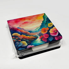 Load image into Gallery viewer, Begonias in Color PU Leather Note Paper Holder