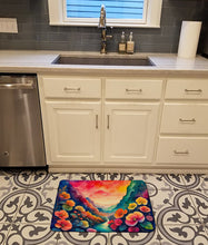 Load image into Gallery viewer, Begonias in Color Memory Foam Kitchen Mat