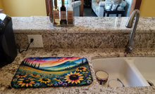 Load image into Gallery viewer, Black-eyed Susans in Color Dish Drying Mat