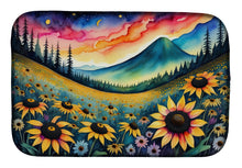 Load image into Gallery viewer, Black-eyed Susans in Color Dish Drying Mat
