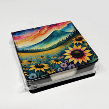 Load image into Gallery viewer, Black-eyed Susans in Color PU Leather Note Paper Holder