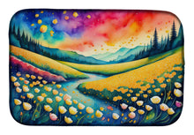 Load image into Gallery viewer, Buttercups in Color Dish Drying Mat